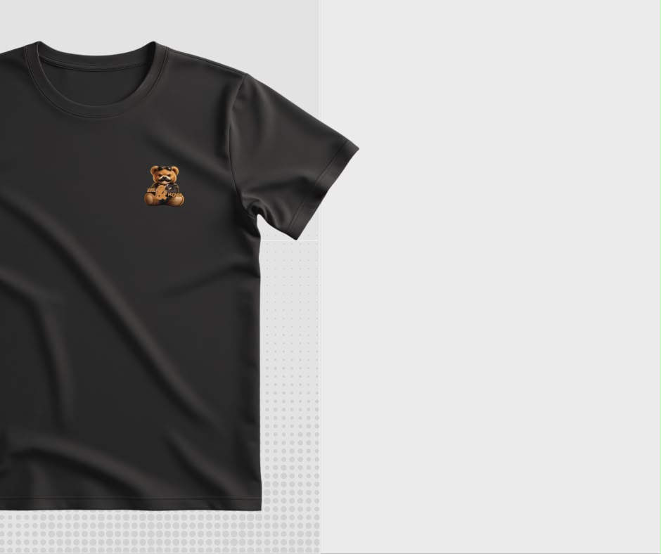 Tee Bear Signature — Noir